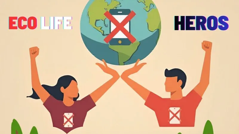 Eco Life Heroes eTwinning projesi afişi